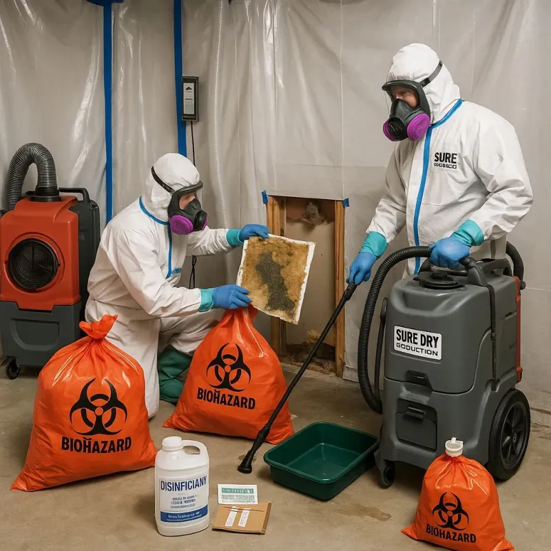 Contaminated Water Handling Protocols process in Mullins, SC